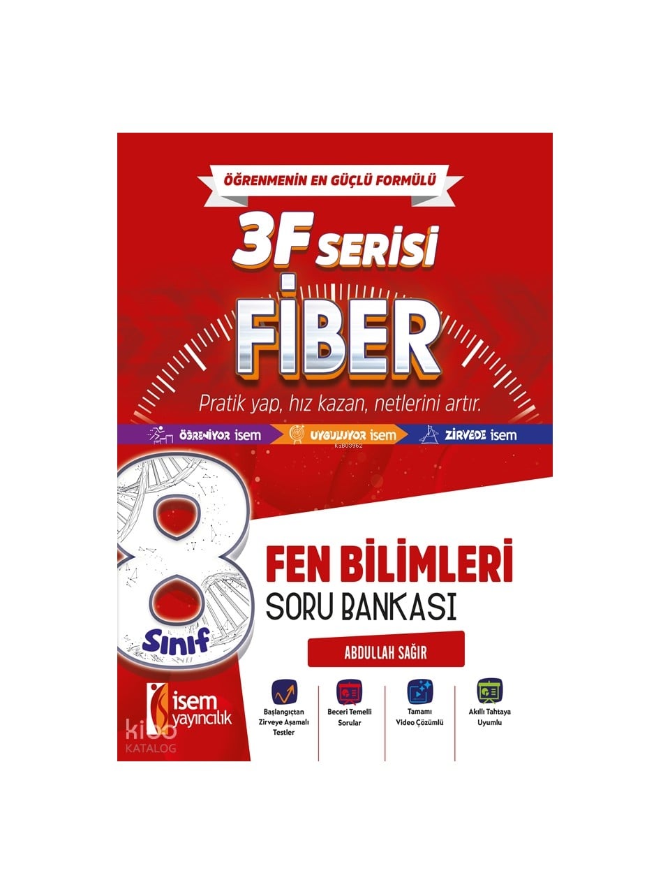 İsem Yayınları 8.Sınıf Fiber Fen Bilimleri Soru Bankası