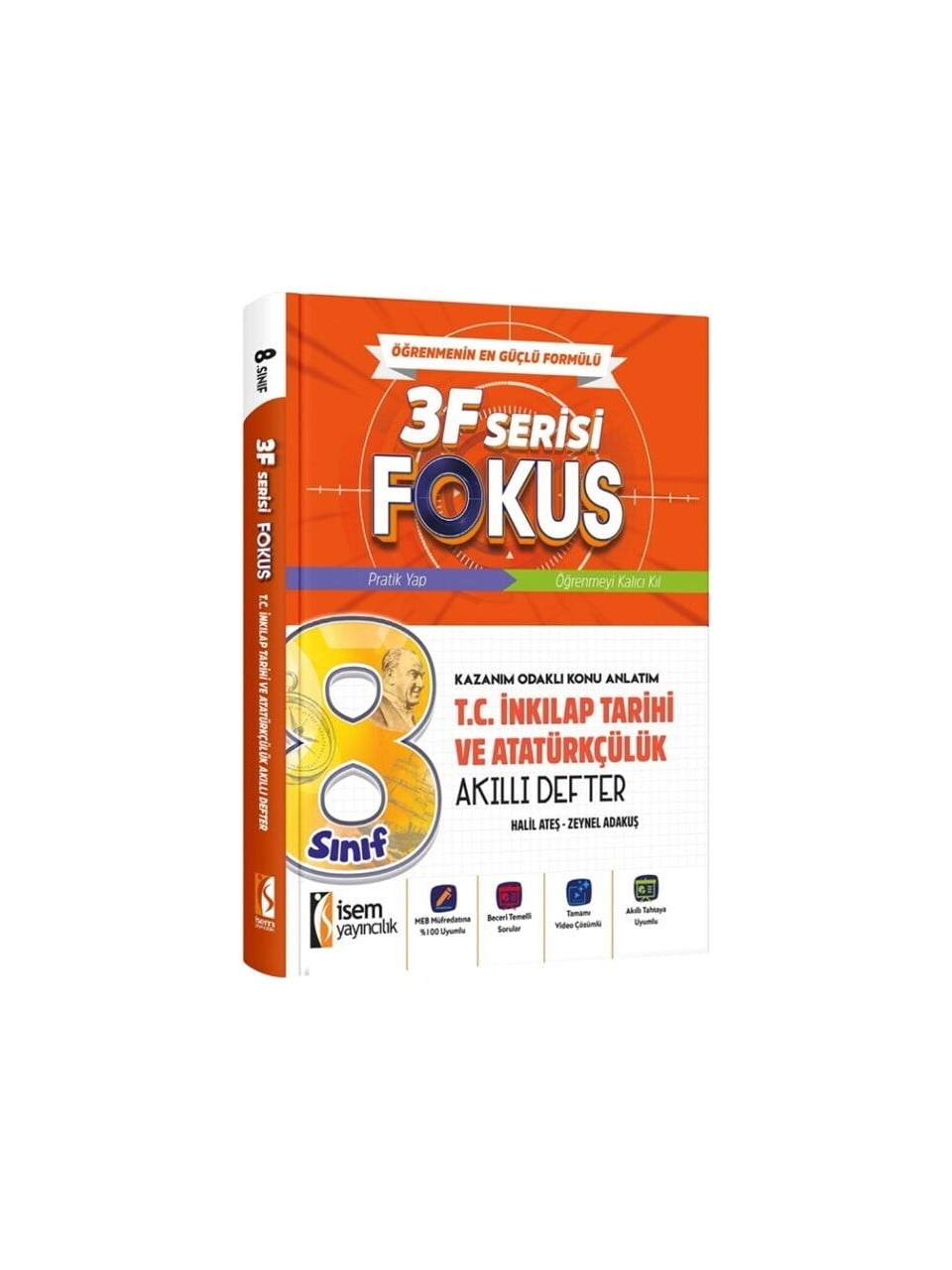İsem Yayınları 8.Sınıf Fokus İnkılap T. Akıllı Defter
