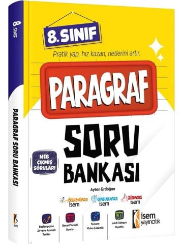 İsem Yayınları 8.Sınıf Paragraf Soru Bankası