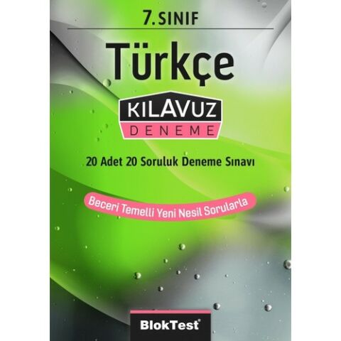 Bloktest Yayınları 7. Sınıf Türkçe Kılavuz Deneme