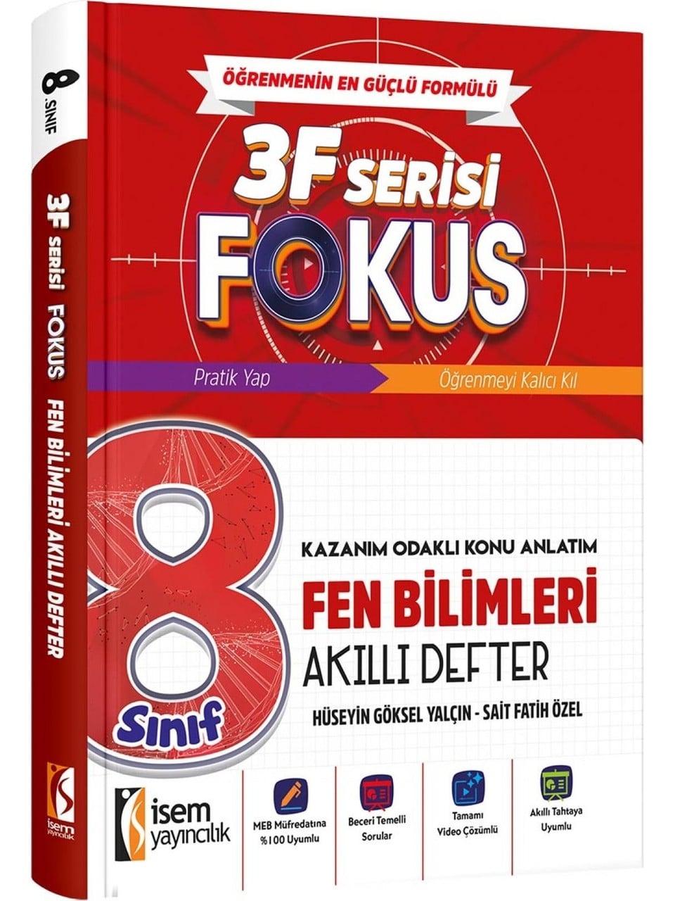İsem Yayınları 8.Sınıf Fokus Fen Bilimleri Akıllı Defter