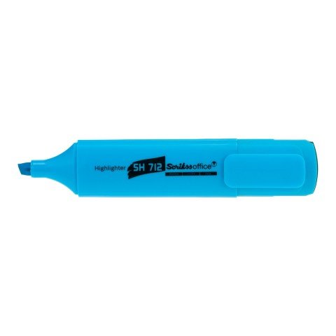 Scrikss SH712 Fosforlu Kalem - Mavi