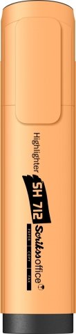 Scrikss Sh712 Fosforlu Kalem - Pastel Turuncu