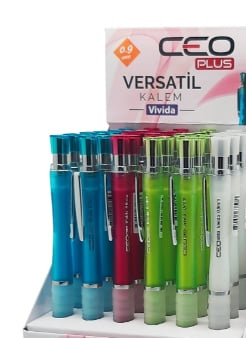 Ceo Versatil Kalem Şeffaf Renkli Gövde 0.7mm