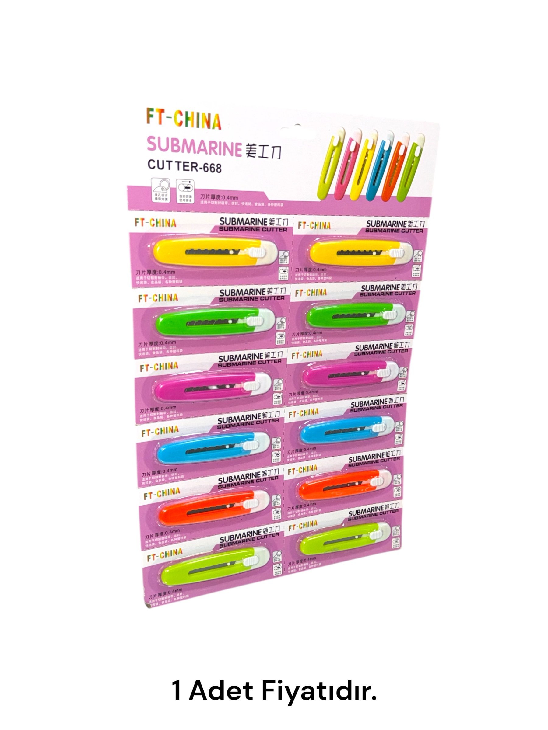 Submarine Ft-668 Mini Maket Bıçağı 0.4mm