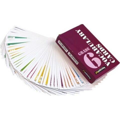 Vocabulary Cards Grade 6