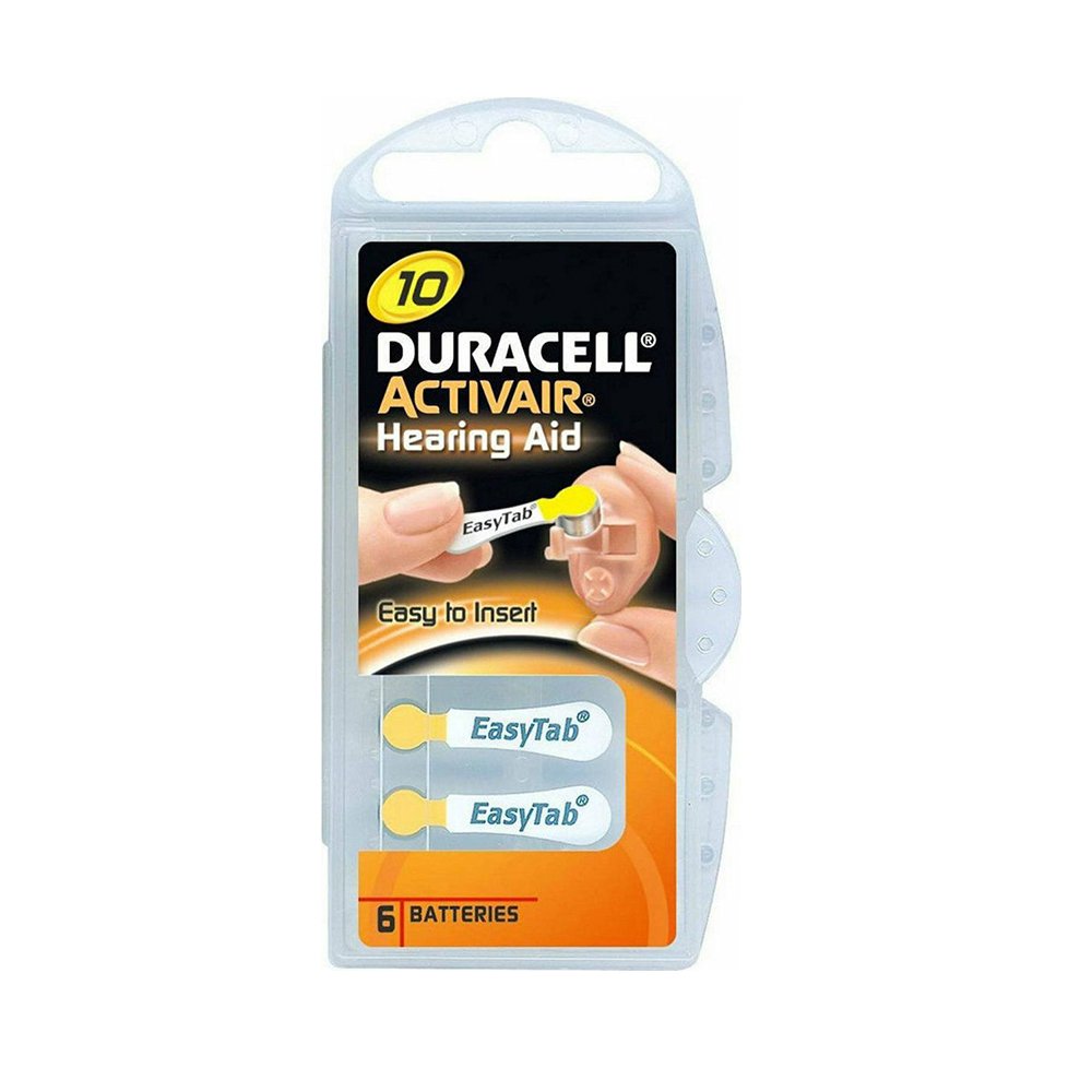 Duracell No:10 6'lı Kulaklık-İşitme Cihazı Pili