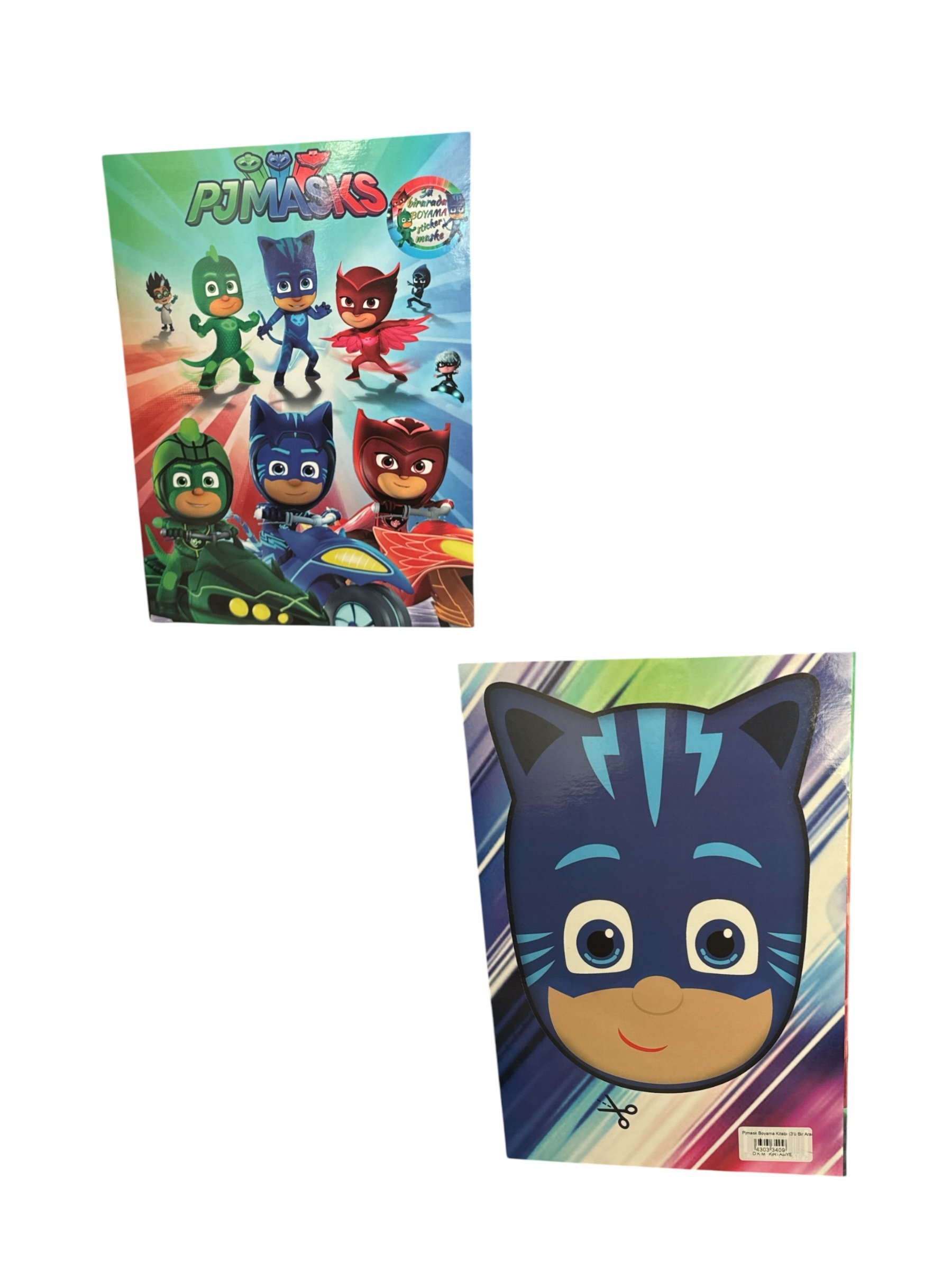 Pjmask Boyama Kitabı (3'ü Bir Arada Boyama - Sticker - Maske)