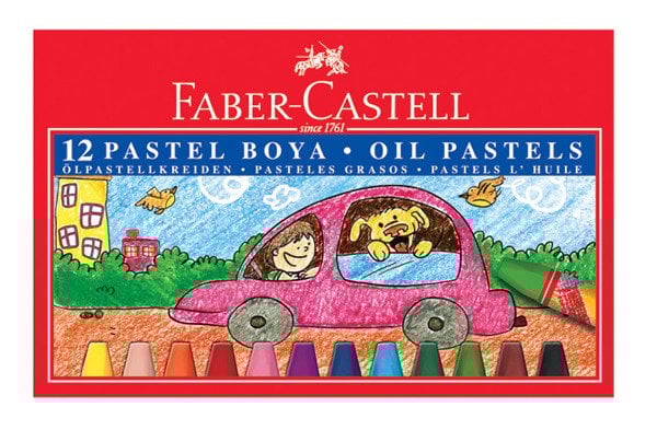 Faber Castell Karton Kutu Pastel Boya 12 Renk
