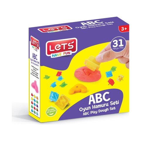 Lets Oyun Hamuru ABC Seti 31 Parça
