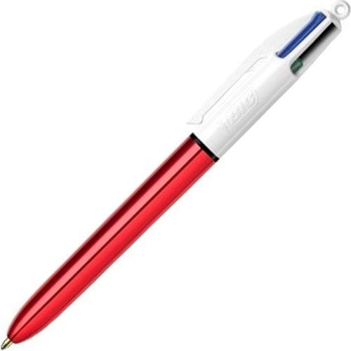 Bic Colours Shine Kırmızı Gövde Tükenmez Kalem