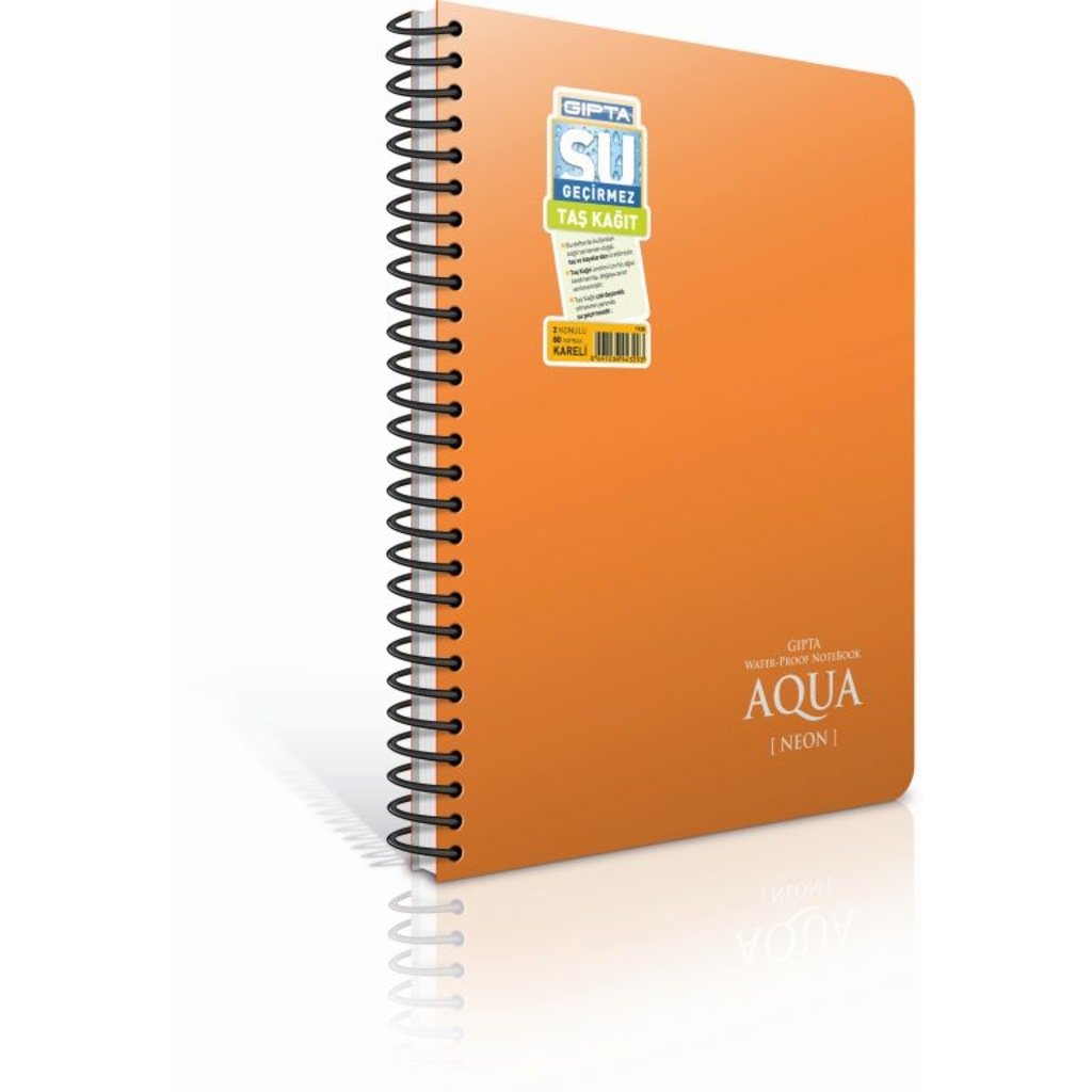 GIPTA AQUA NEON A6 80YP KARELİ DEFTER