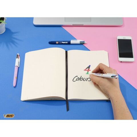 Bic 4 Colours Message 4 Fonksiyonlu Tükenmez Kalem (Mavi-Siyah-Yeşil-Kırmızı)
