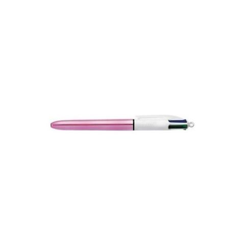 Bic Tükenmez Kalem 4 Renk Birarada Shine Pembe Gövde