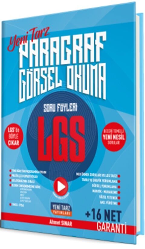 YENİ TARZ 8.SINIF PARAGRAF GÖRSEL OKUMA SORU