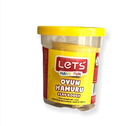 Lets Oyun Hamuru Sarı 115 Gr L8440-01