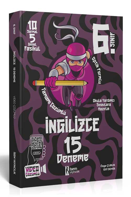 İSEM 6. SINIF İNGİLİZCE 15 BRANŞ DENEME