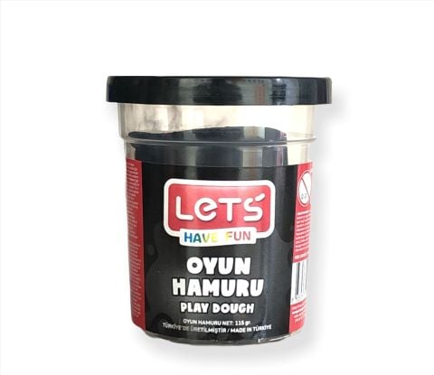 Lets Oyun Hamuru Siyah 115 Gr L8440-10