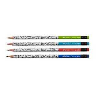Faber-Castell Caligraphy Silgili Yuvarlak Kurşun Kalem (1 Adet)