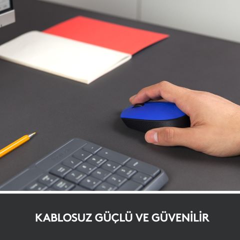 Logıtech M171 Kablosuz Mouse - Mavi