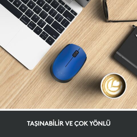 Logıtech M171 Kablosuz Mouse - Mavi