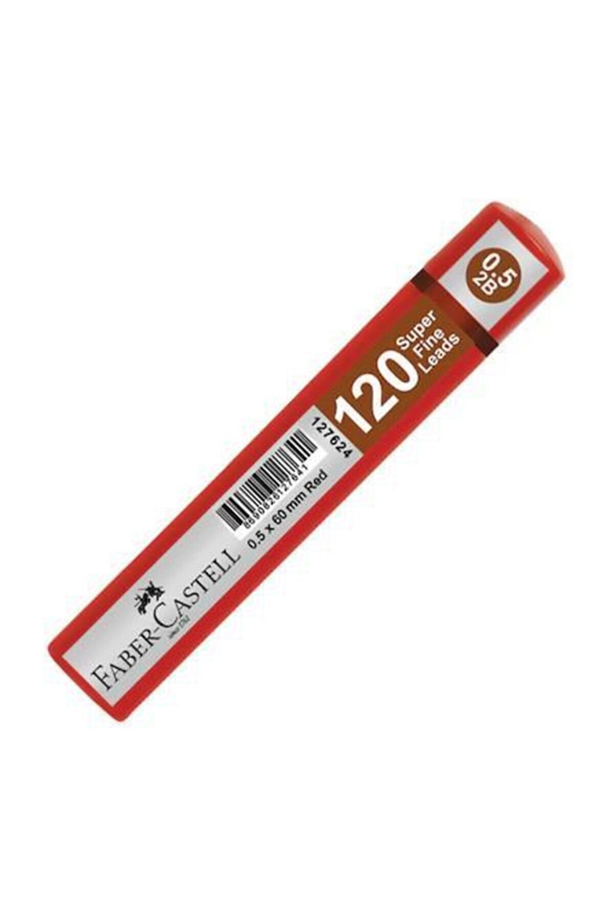 Faber-Castell Grip Min Kalem Ucu 0.5 2B 60Mm 120Li Kırmızı