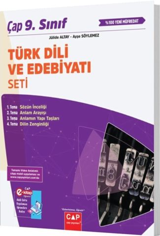 Çap Yayınları 9. Sınıf Türk Dili ve Edebiyatı Anadolu Seti