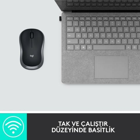 Logitech M185 Kablosuz Mouse - Gri
