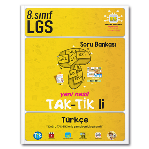 Tonguç 8. Sınıf Türkçe Taktikli Soru Bankası