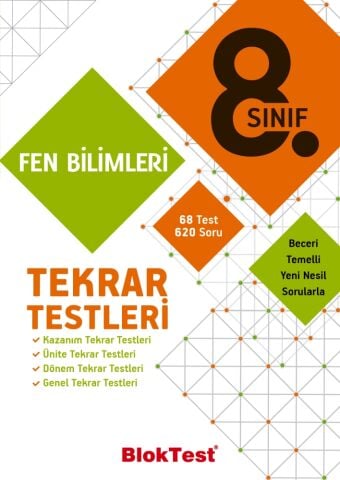 BLOKTEST 8.Sınıf Fen Bilimleri Tekrar Testleri