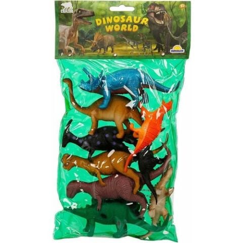 Sunman Dinozorların Dünyası 9'lu Hayvan Oyun Seti (Herbiri 15 Cm)