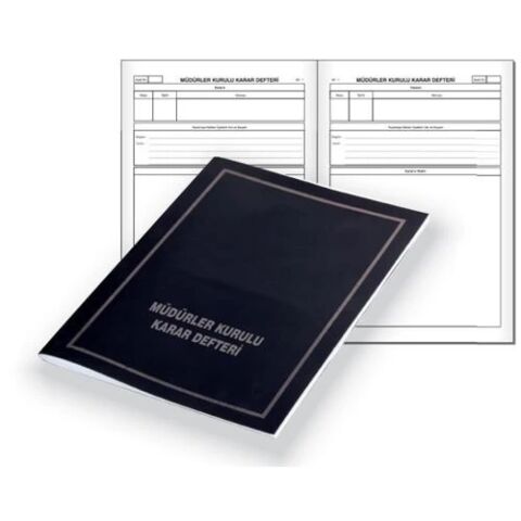 Dilman Müdürler Kurulu Karar Defteri