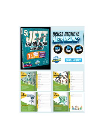 Ünlüler Karması 5. Sınıf Jett Fen Bilimleri Fasikülleri