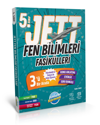 Ünlüler Karması 5. Sınıf Jett Fen Bilimleri Fasikülleri