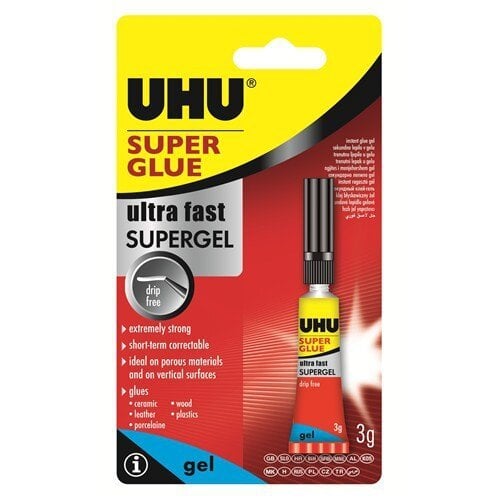 Uhu Süper Glue Gel-Gel Tipi Japon Yapıştırıcı