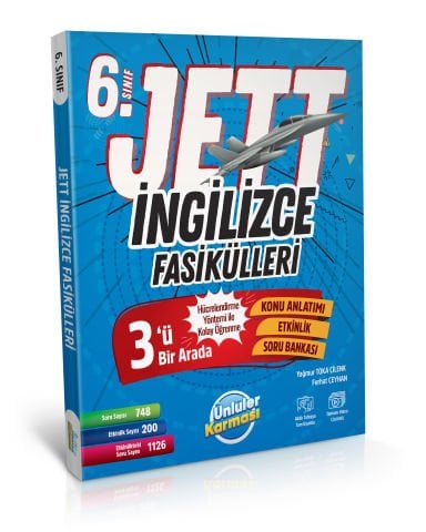 Ünlüler Karması 6. Sınıf Jett İngilizce Fasikülleri