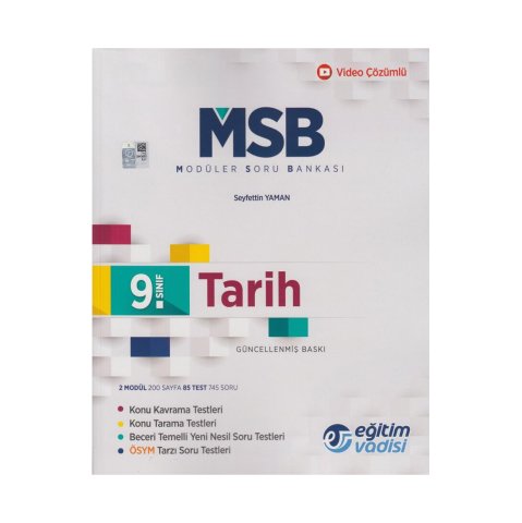 Eğitim Vadisi 9.Sınıf Tarih Soru Bankası -2020-