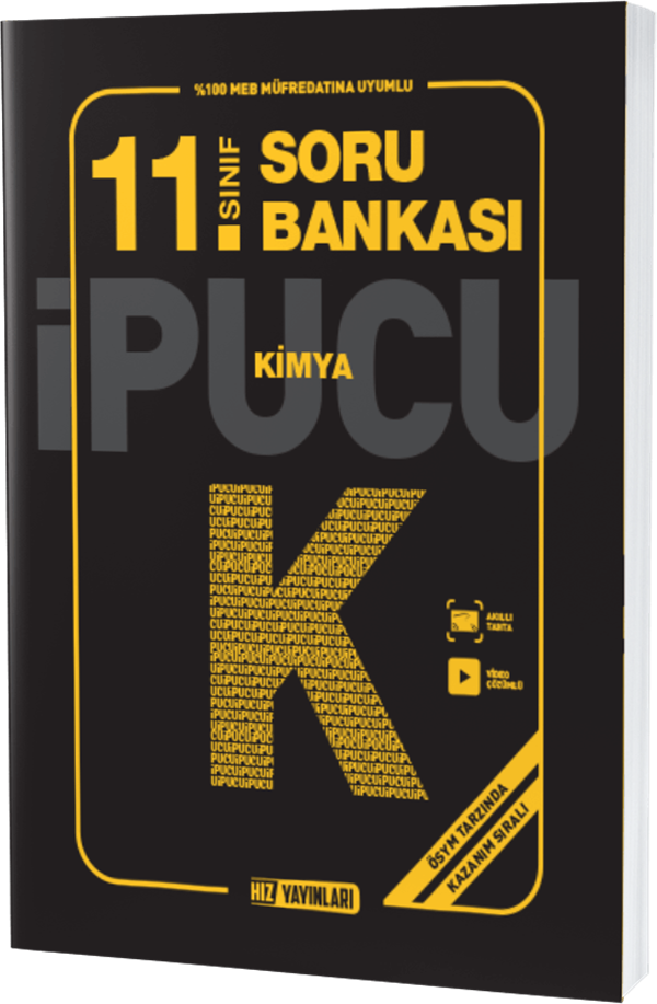 Hız Yayınları 11. SINIF KİMYA SORU BANKASI İPUCU