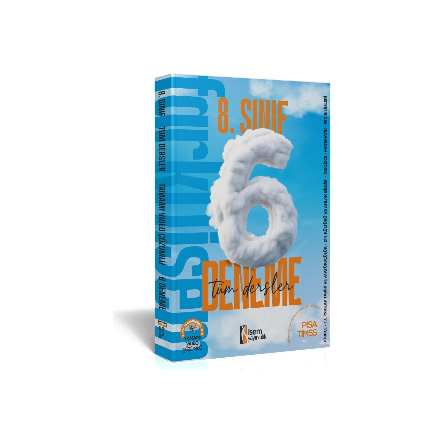 İsem Yayınları 8. Sınıf LGS Tüm Dersler 6 Deneme Komisyon
