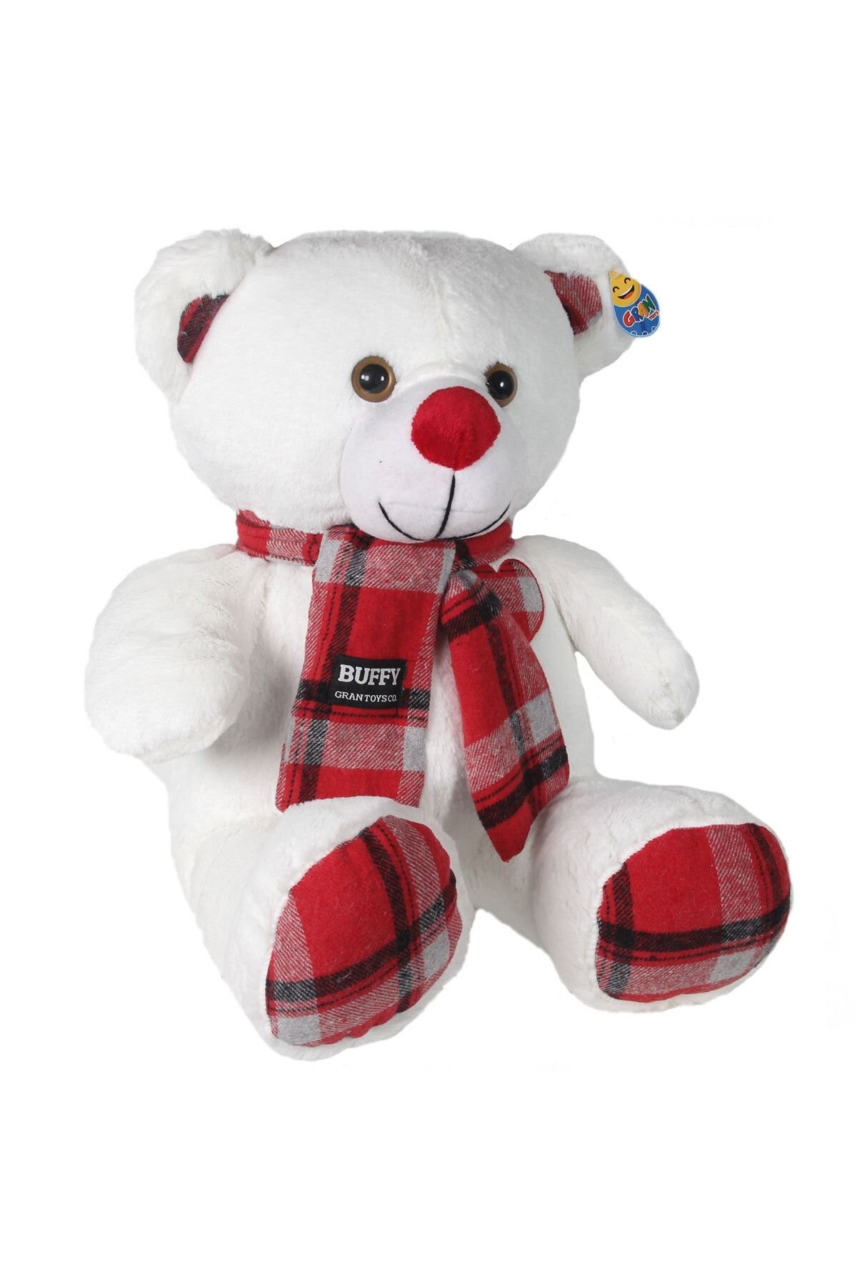 Peluş Buffy Atkılı Ayıcık 44 cm.