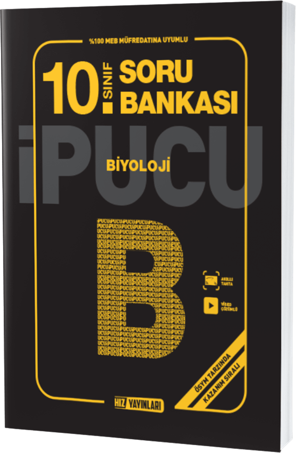 Hız Yayınları 10. SINIF BİYOLOJİ SORU BANKASI İPUCU