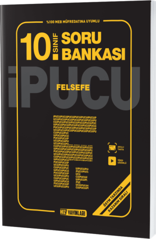Hız Yayınları 10. SINIF FELSEFE SORU BANKASI İPUCU