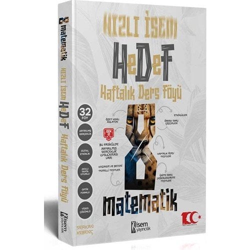 İsem Yayınları 8. Sınıf Hızlı İsem Matematik Hedef Haftalık Ders Föyü