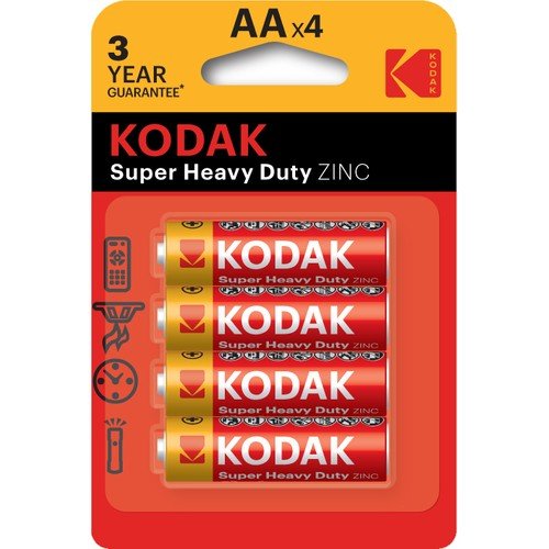 Kodak Blisterli Çinko Karbon Kalem Pil - 4lü Paket