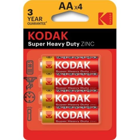 Kodak Blisterli Çinko Karbon Kalem Pil - 4lü Paket