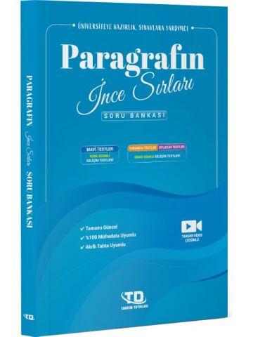 Tandem Yayınları Paragrafın İnce Sırları (Paragraf Soru Bankası)