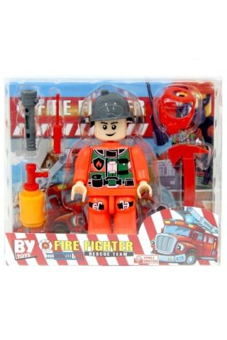 Özbayraktar Fire Fighter İtfaiye Figürü Lego Seti