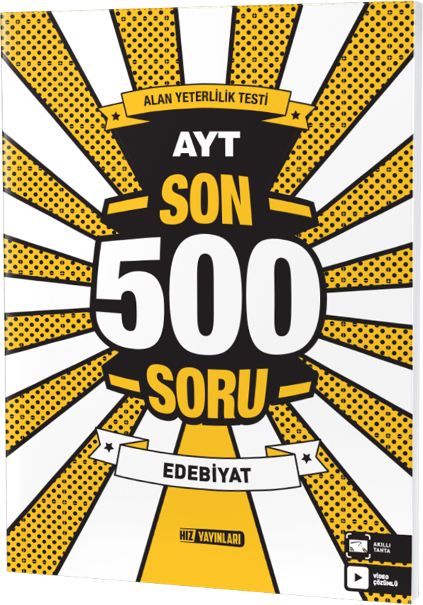 Hız Yayınları AYT EDEBİYAT SON 500 SORU