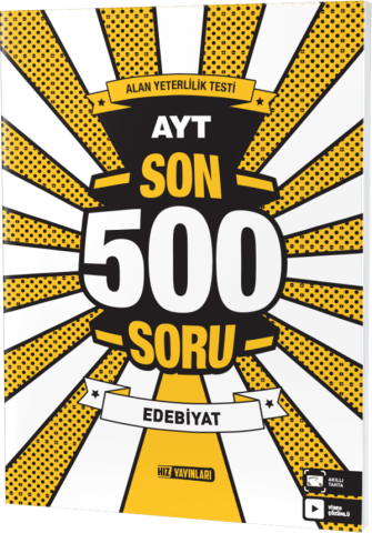 Hız Yayınları AYT EDEBİYAT SON 500 SORU