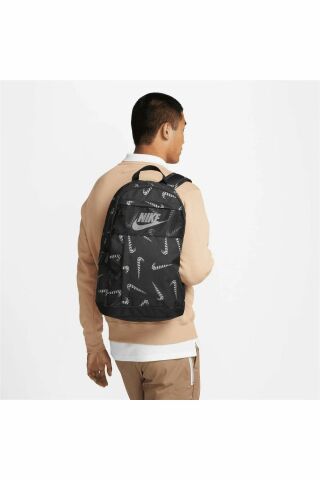 Nike Elemental Aop Ho22 Unisex Siyah Sırt Çantası